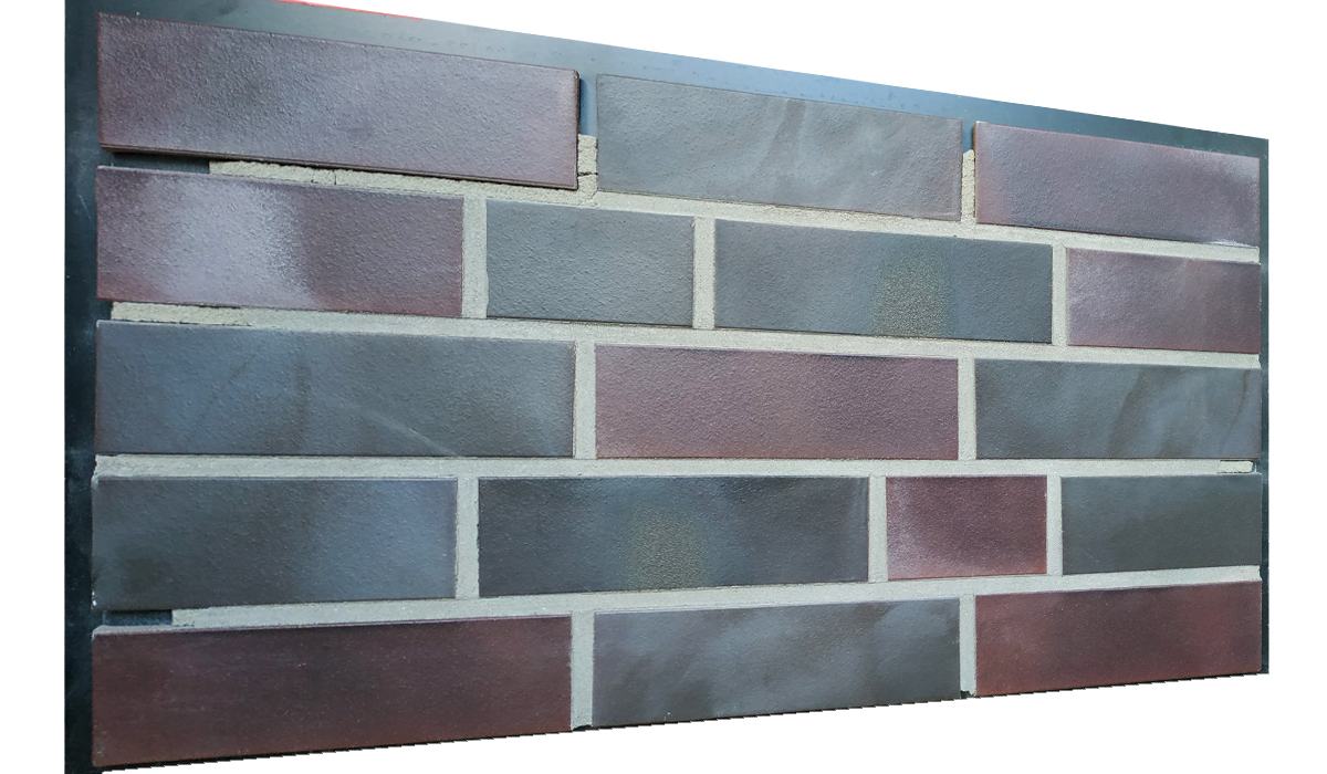 PRO-20-12 Клинкерная фасадная плитка под кирпич ral 7011 240x71x10 мм