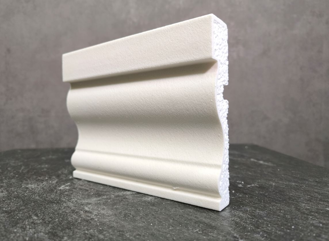 Молдинг для фасада - лепнина, декор из пенополистирола МВ-150/1 150*30*2000 мм