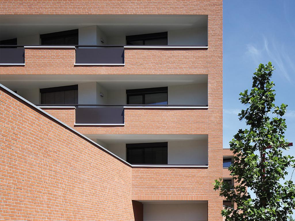 Клинкерная фасадная плитка облицовочная под кирпич Stroeher (Штроер) Keravette Chromatic 200 Saumon гладкая NF11, 240*71*11 мм