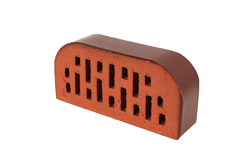 Lode ANDROMEDA F14 гладкий, 250*120*65 мм, Кирпич фигурный пустотелый, красный бордо