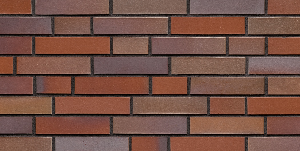 Кирпич облицовочный Клинкерный ABC 5554 Bevergern blau-bunt glatt 55NF 240*71*55 мм