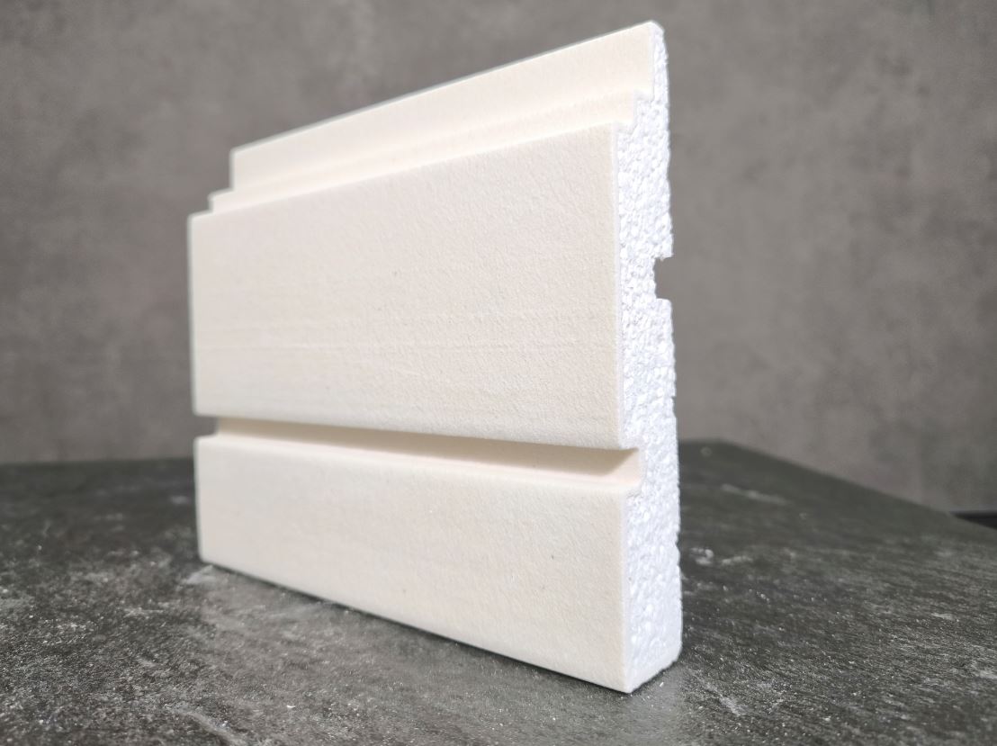 МОЛДИНГ цокольный для Фасада и Интерьера - лепнина, декор из пенополистирола ЦВ-170/2 170*30*2000 мм