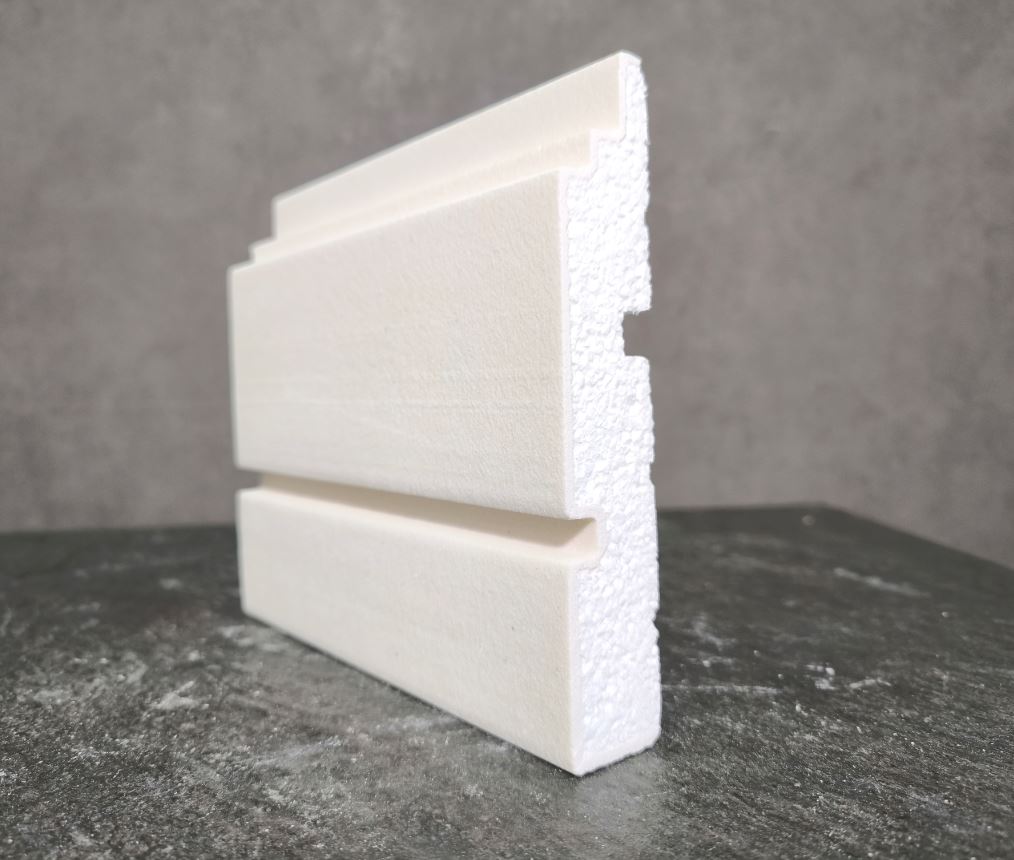 МОЛДИНГ цокольный для Фасада и Интерьера - лепнина, декор из пенополистирола ЦВ-170/2 170*30*2000 мм