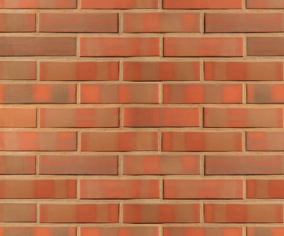 Lode MARTINS гладкий, 250*120*65 мм, Печной Кирпич керамический пустотелый, терракотовый пестрый