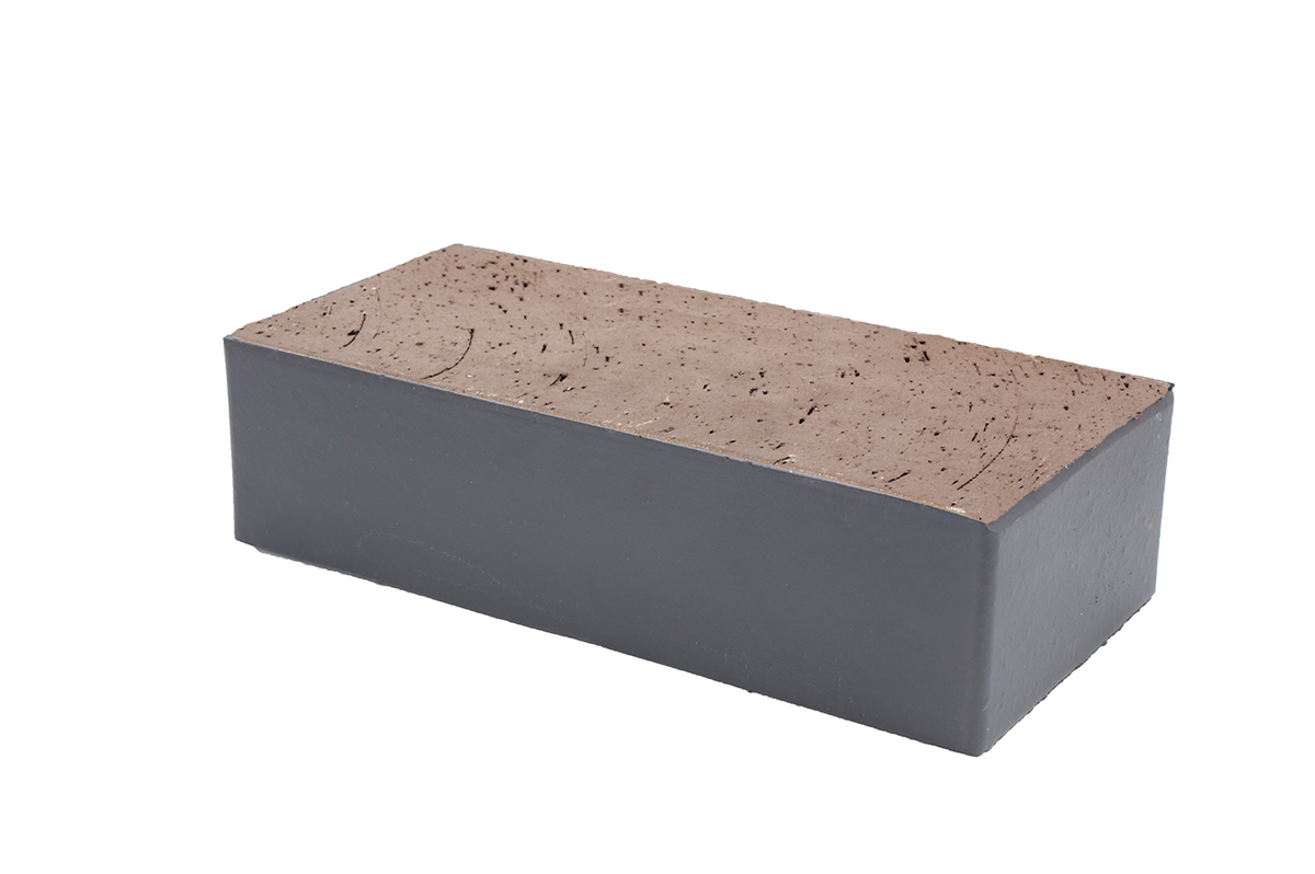 Lode GALAXY гладкий, 250*120*65 мм, Печной Полнотелый Кирпич керамический темно-серый