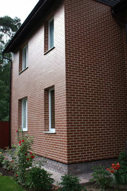 Клинкерная фасадная плитка облицовочная под кирпич ABC Granit Rot, 240*71*10 мм