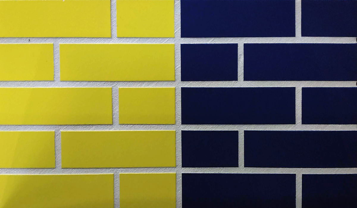 Dunkelblau 350 синяя, 240*71*10 мм, Глазурованная клинкерная фасадная плитка под кирпич ABC