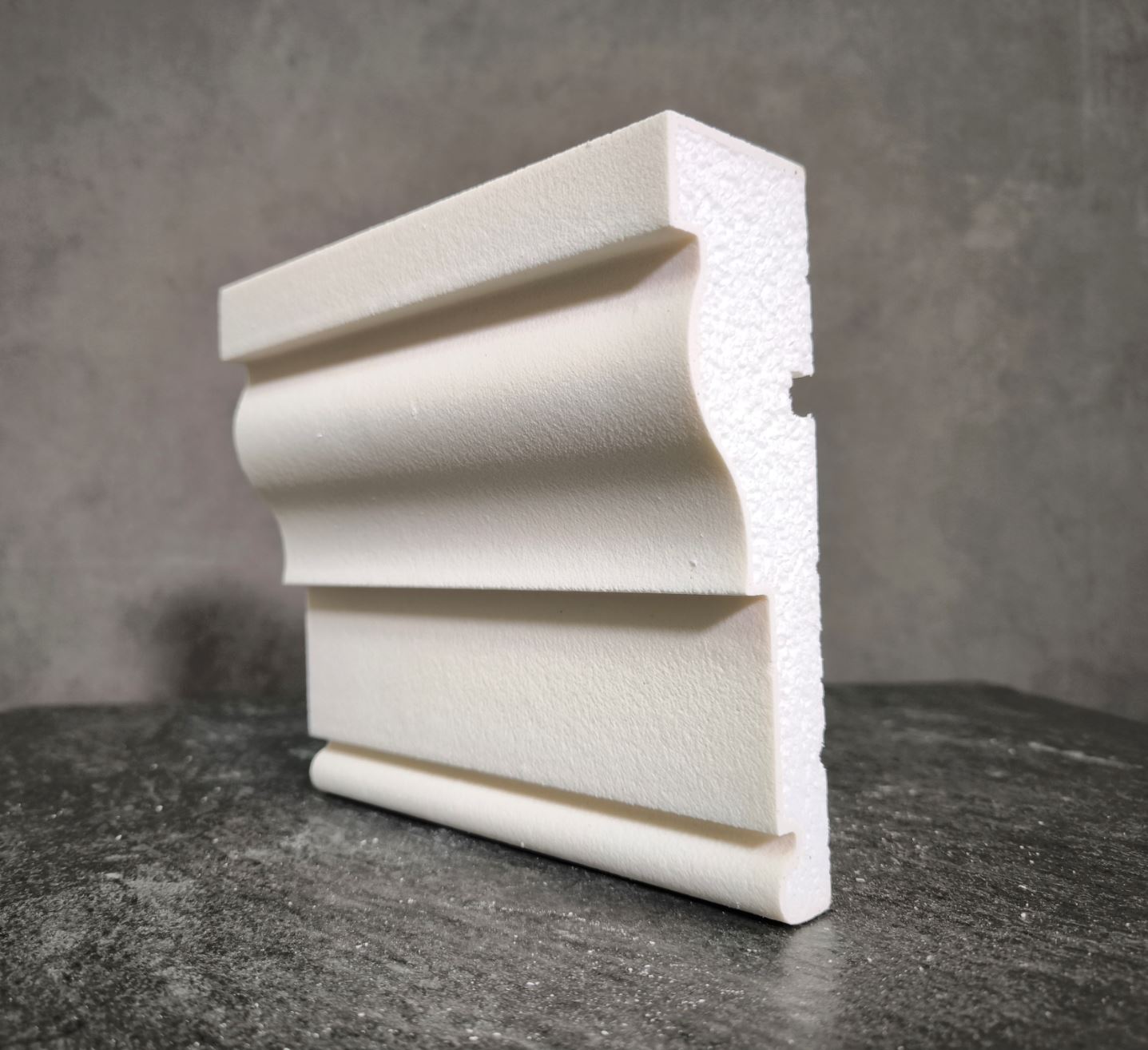 Молдинг для фасада - лепнина, декор из пенополистирола МВ-180/3 180*55*2000 мм