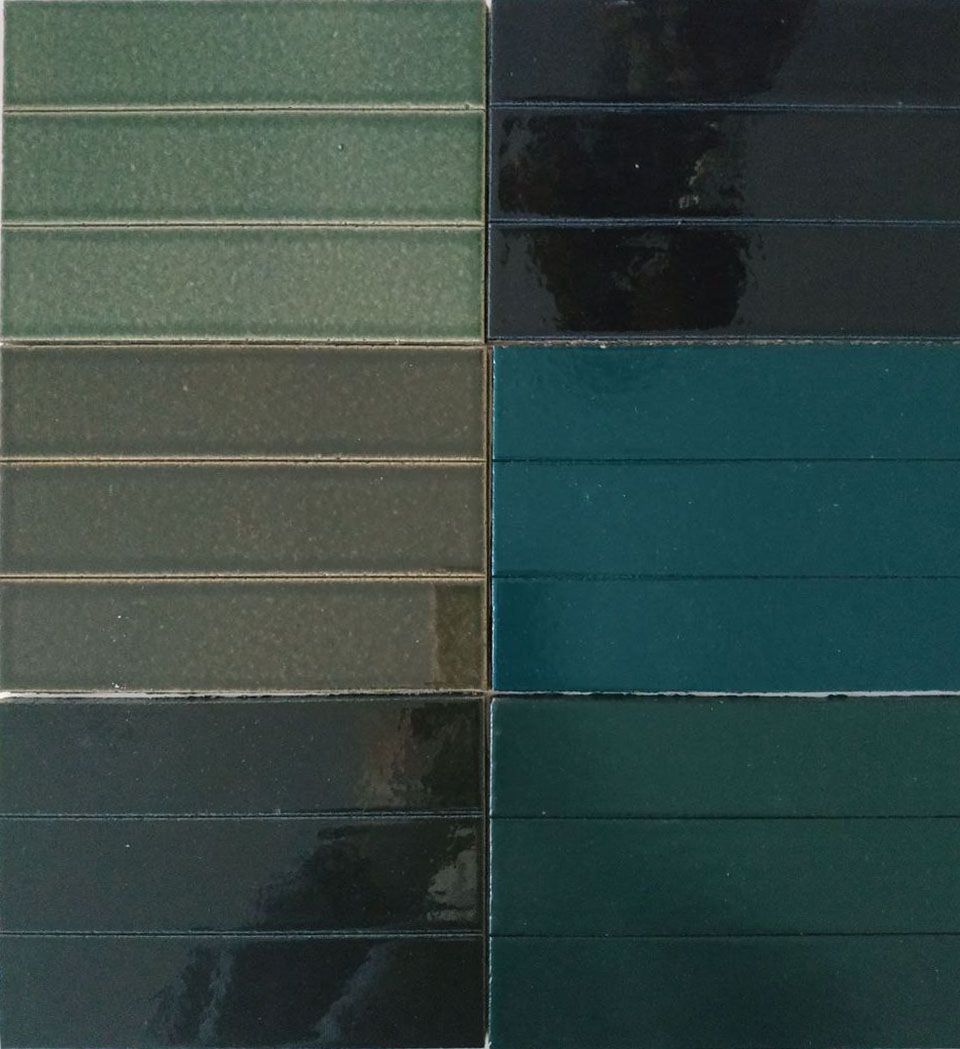 PRO-18-22 Глазурованная клинкерная фасадная плитка под кирпич RAL: 6003, 6007, 6009, 5020 240x71x10 мм