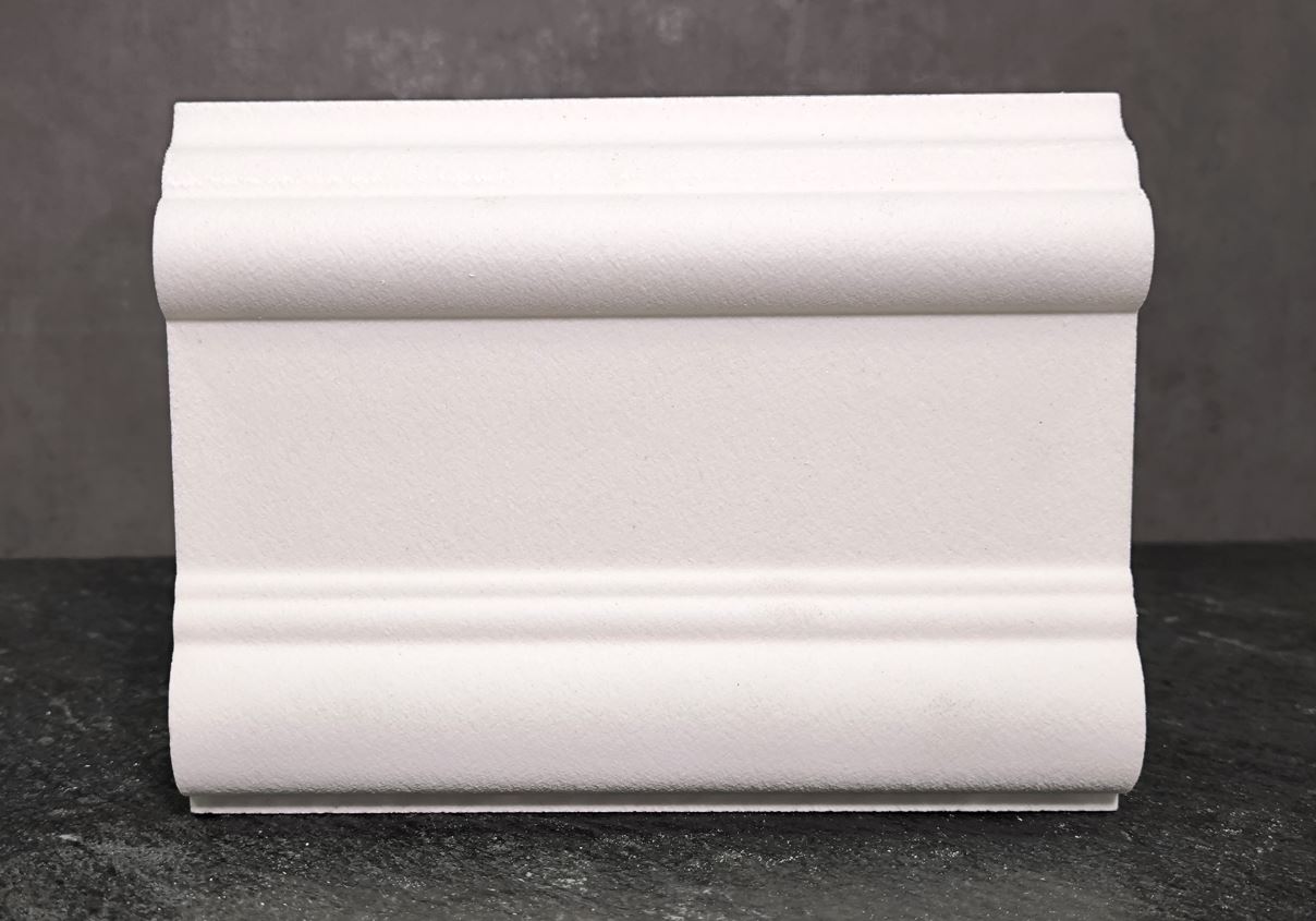 МОЛДИНГ цокольный для Фасада и Интерьера - лепнина, декор из пенополистирола ЦВ-150/2 150*40*2000 мм