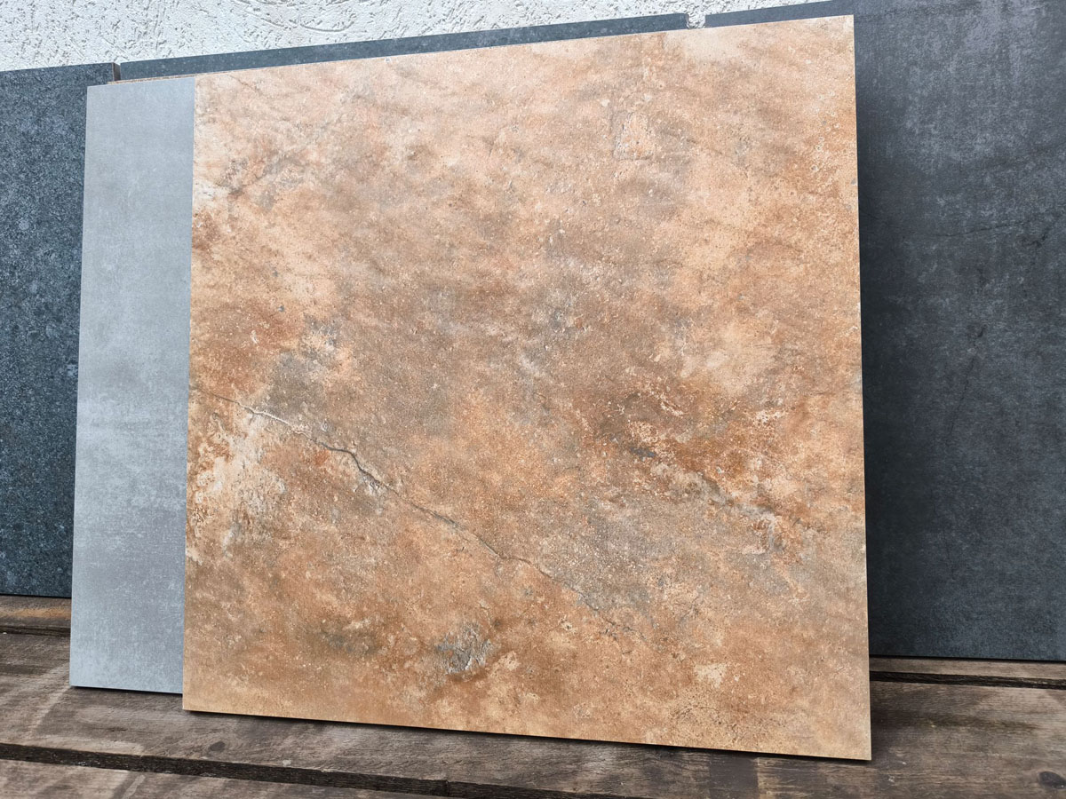 Taftan Red 600x600x20 мм, тротуарная плитка уличная, противоскользящая, керамогранит OutdoorDesign