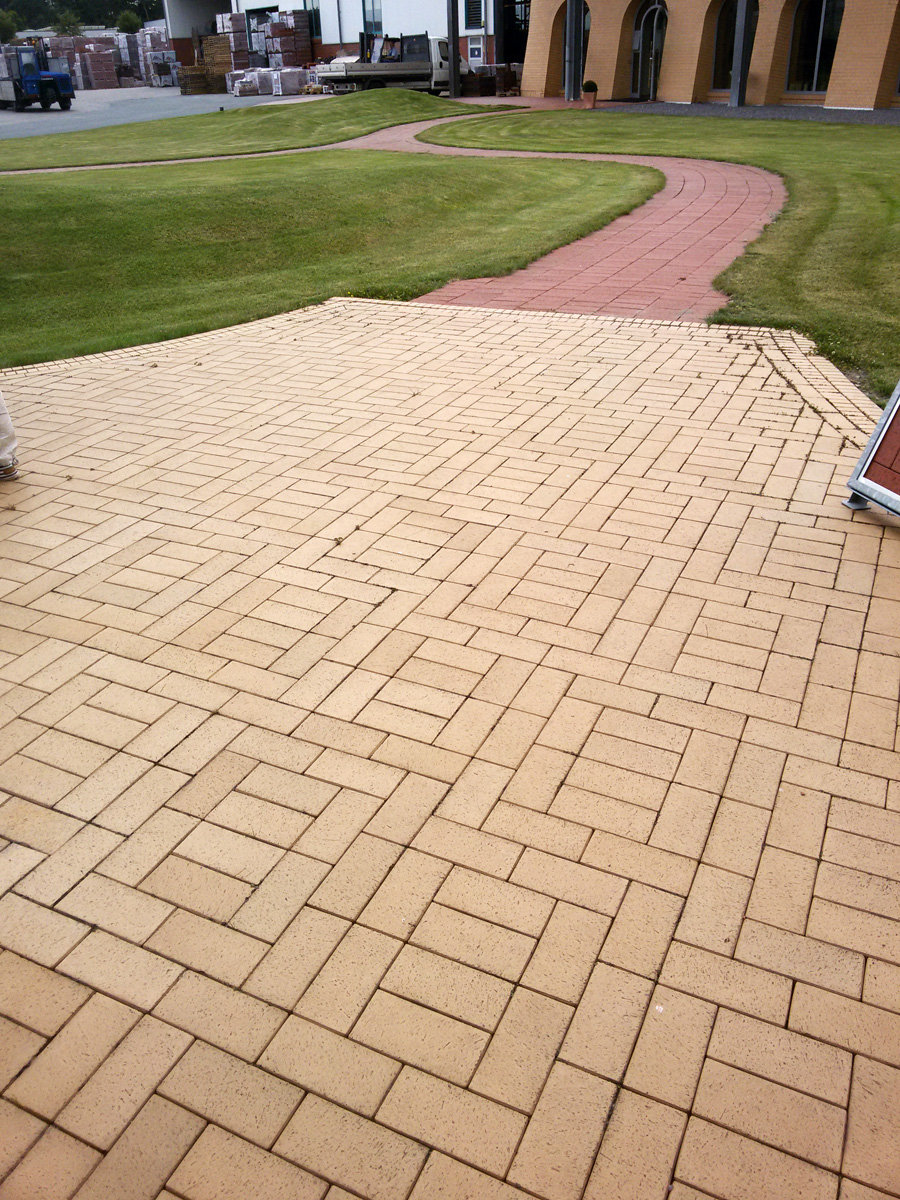 Тротуарная плитка клинкерная ABC Lederfarben nuanciert (Ледерфарбен нуанкиерт) 200*100*20 мм