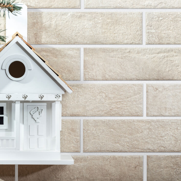 Фасадная и Интерьерная клинкерная плитка под кирпич Cerrad Elewacja Loft brick salt 245*65*8 мм