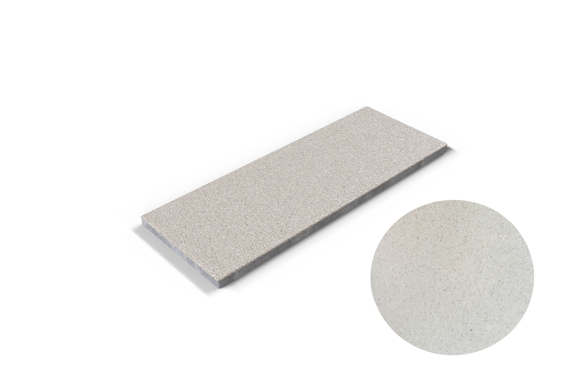 301 Подступенок для ступени флорентинер противоскользящая, белый беж 310*140*10 мм