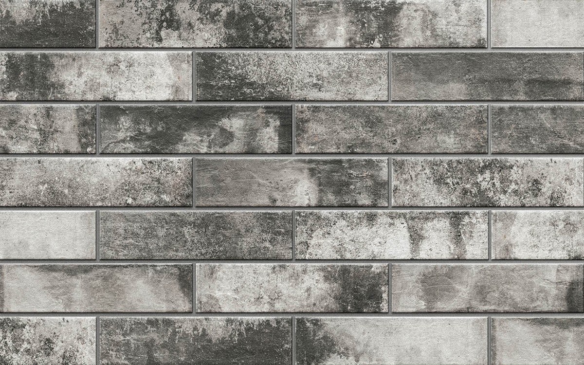 Фасадная и Интерьерная клинкерная плитка под кирпич Cerrad Piatto antracyt 300*74*9 мм