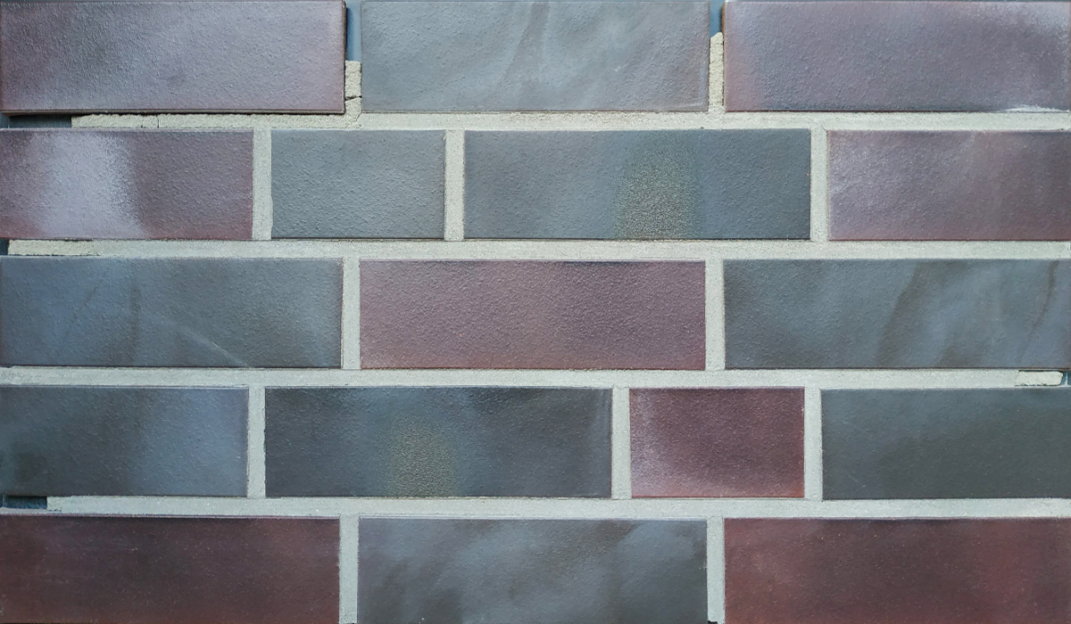 PRO-20-12 Клинкерная фасадная плитка под кирпич ral 7011 240x71x10 мм