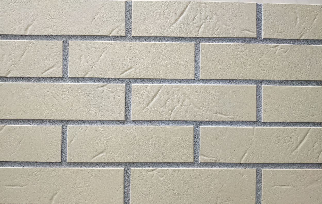Alaska Beige genarbt, 240*71*7 мм, Клинкерная фасадная плитка облицовочная под кирпич бежевая, ABCklinker