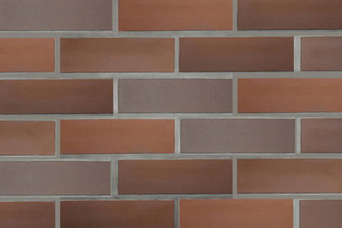 Фасадная Термопанель из пенополистирола ППС 60 мм с клинкерной плиткой ALASKA Feuerland Rotbunt glatt 240*71*7 мм