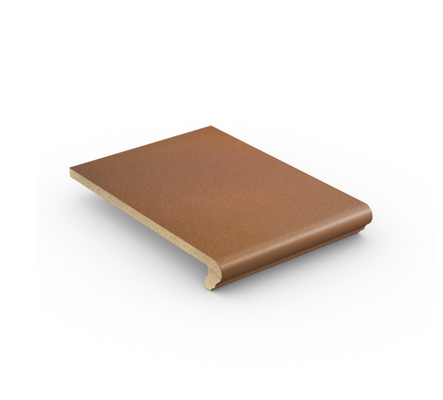 Клинкерная ступень флорентинер противоскользящая плитка Stroeher KERAPLATTE TERRA 313 autumn 340*240*12 мм