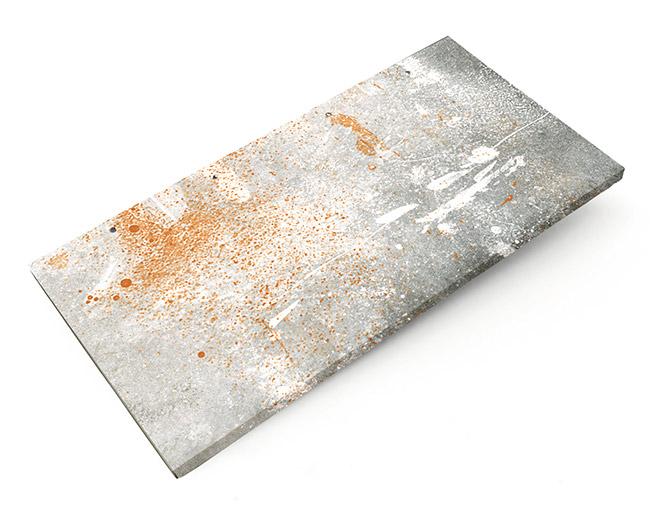 Tempio Rustikotta WHITE SPLATTER 200x400x14мм Дранка керамическая плитка для навесного вент Фасада и Кровли