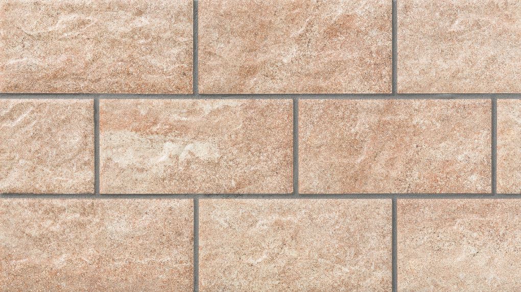 Клинкерная фасадная плитка облицовочная под камень Stroeher (Штроер) Kerabig KS 16 eres рельефная, 302*148*12 мм