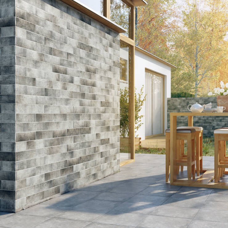 Фасадная и Интерьерная клинкерная плитка под кирпич Cerrad Elewacja Loft brick pepper 245*65*8 мм