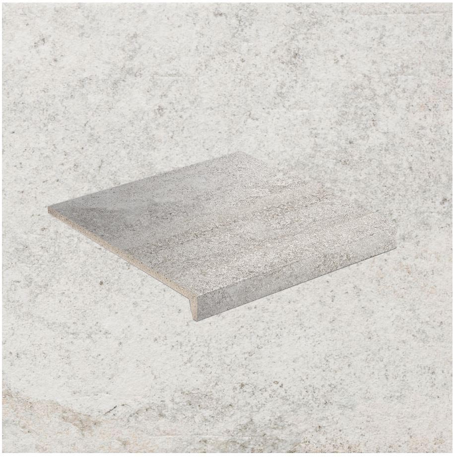 Клинкерная Ступень лофт противоскользящая плитка Stroeher KERAPLATTE EPOS 951 krios 294*340*35*11 мм