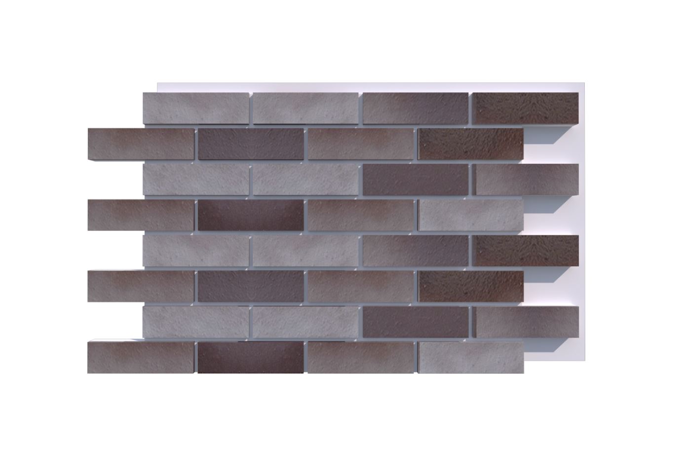 Фасадная Термопанель из пенополистирола ППС 60 мм с клинкерной плиткой Atlantis 240*71*10 мм