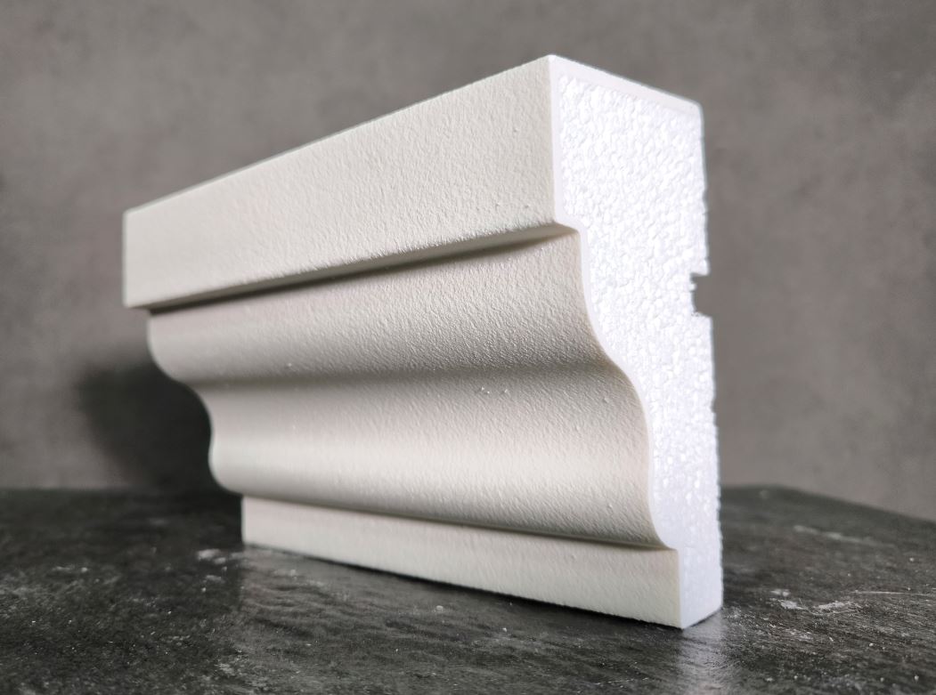 ПОДОКОННИК для Фасада и Интерьера - лепнина, декор из пенополистирола ПВ-145/1 145*80*2000 мм