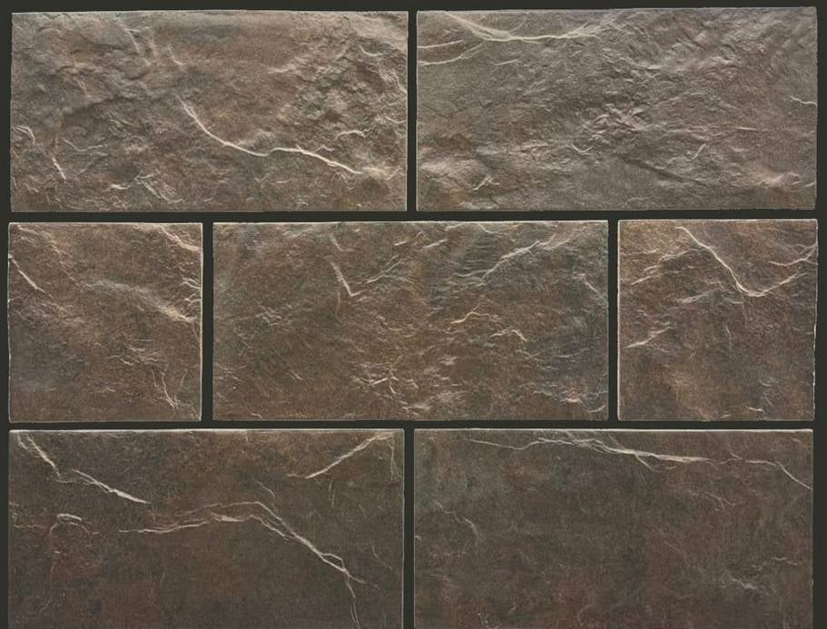 Облицовочная плитка Terra TERRABIG Brown крупный формат под камень — архитектурная серия для фасада и интерьера