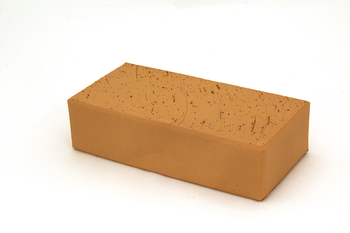 Клинкерная тротуарная плитка - брусчатка Lode DZINTRA  темно-желтый 200х100х52 мм