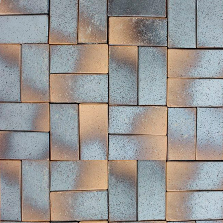 Тротуарная плитка / брусчатка Клинкерная ABC Lederfarben black (Ледерфарбен блакк) 200*100*40 мм