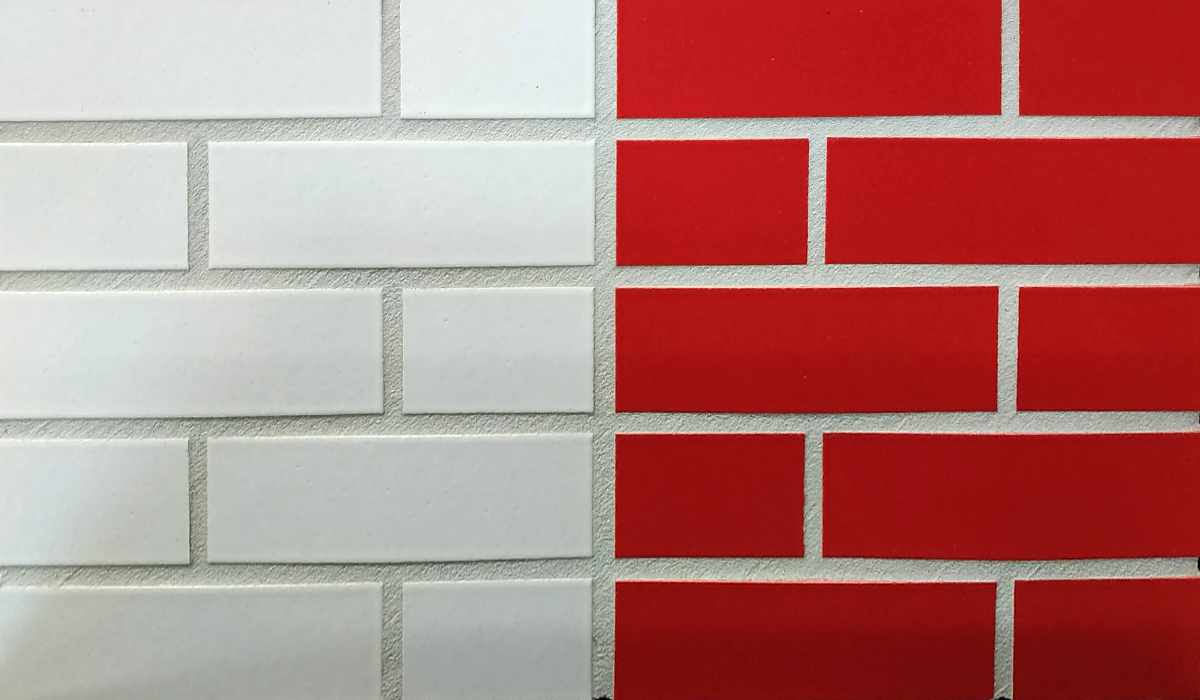 Rot 330 красная, 240*71*10 мм, Глазурованная клинкерная фасадная плитка под кирпич ABC