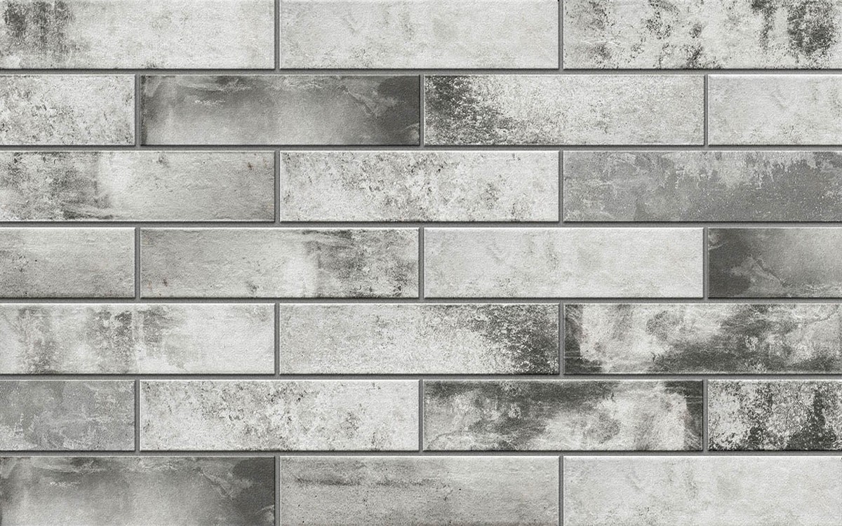 Фасадная и Интерьерная клинкерная плитка под кирпич Cerrad Piatto gris 300*74*9 мм