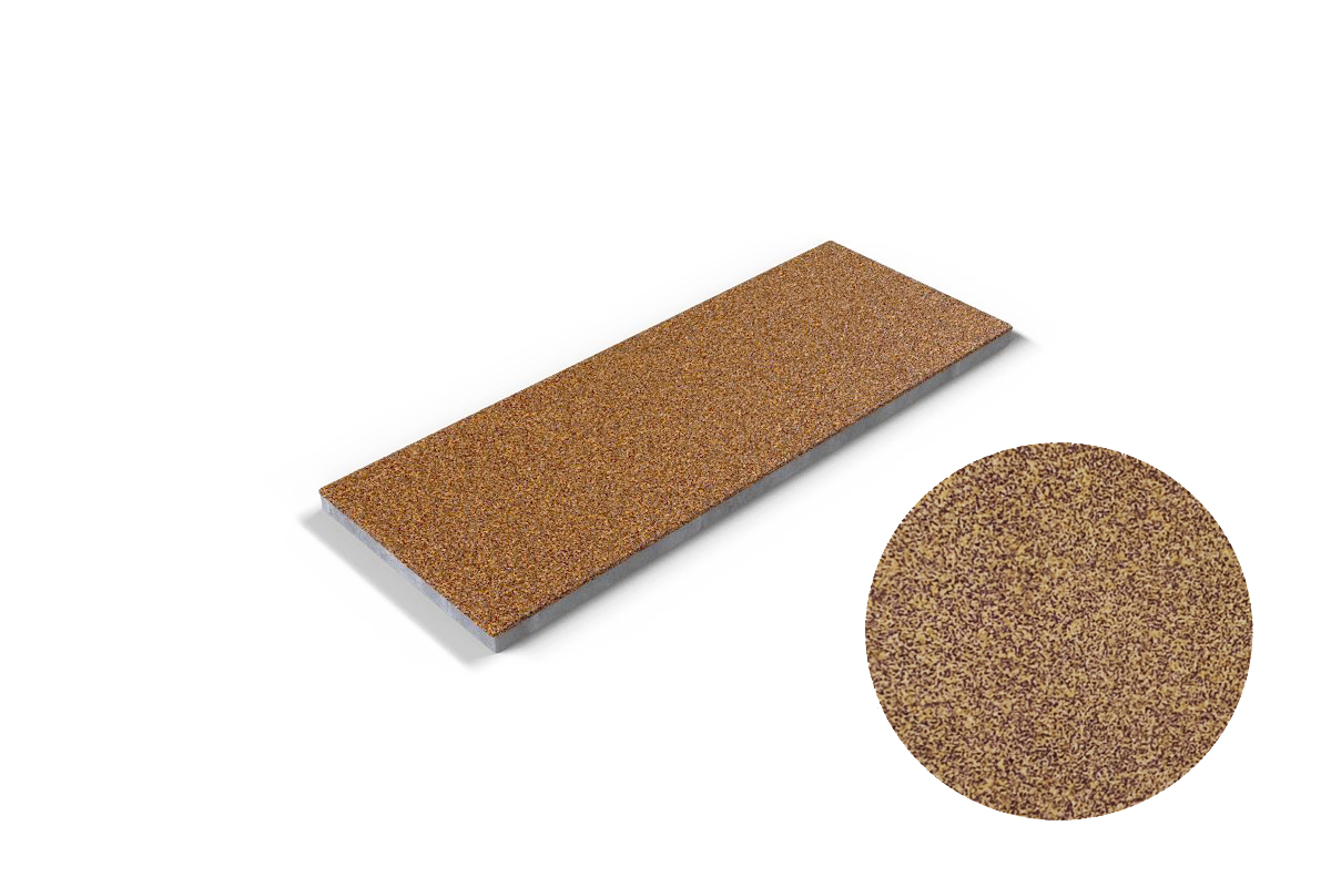 607 Подступенок для ступени флорентинер противоскользящая, песочная 310*140*10 мм