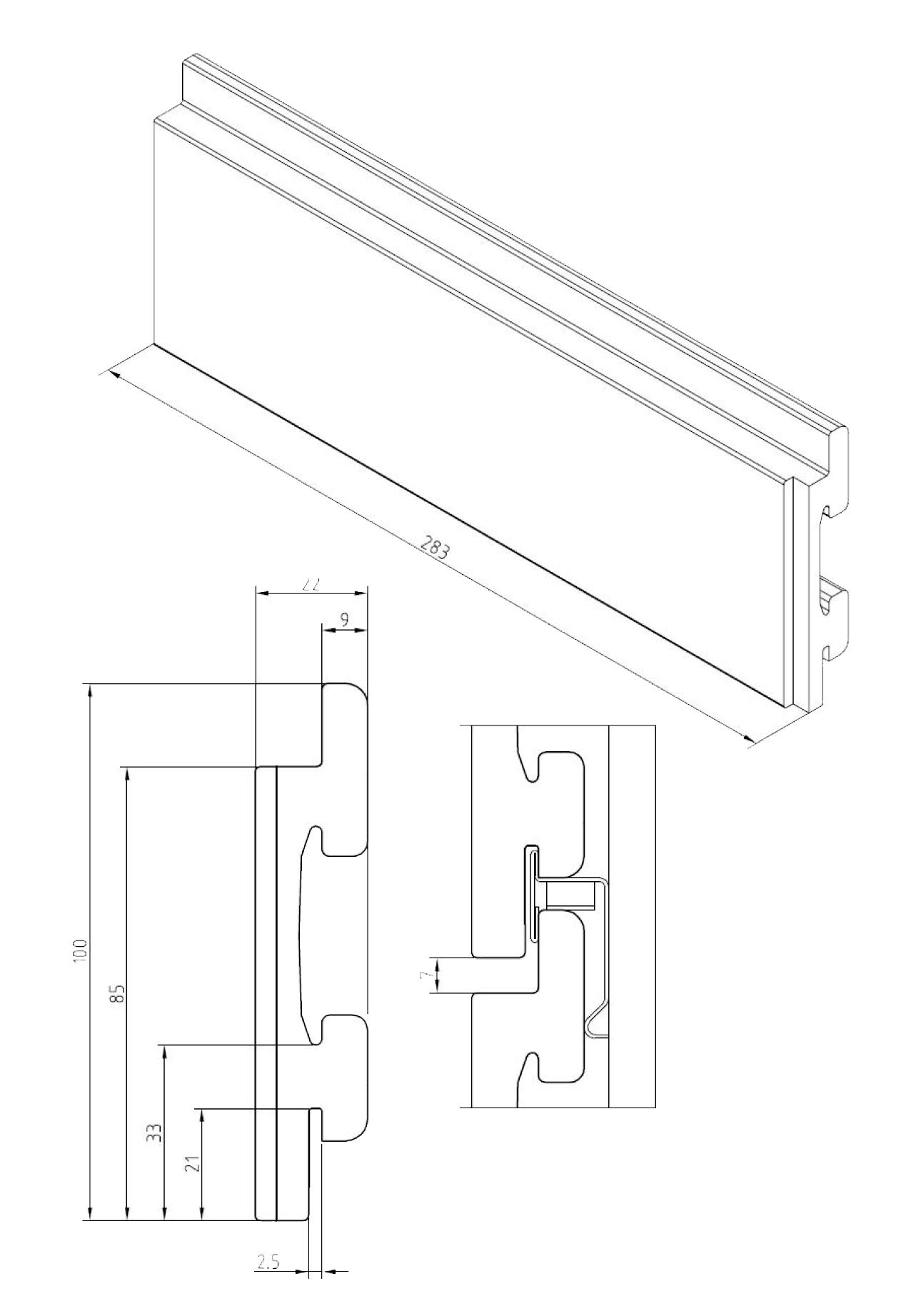 Brick Line 1B 250×80×24 мм — фасадная плитка под кирпич ручной формовки без шва для навесных фасадов