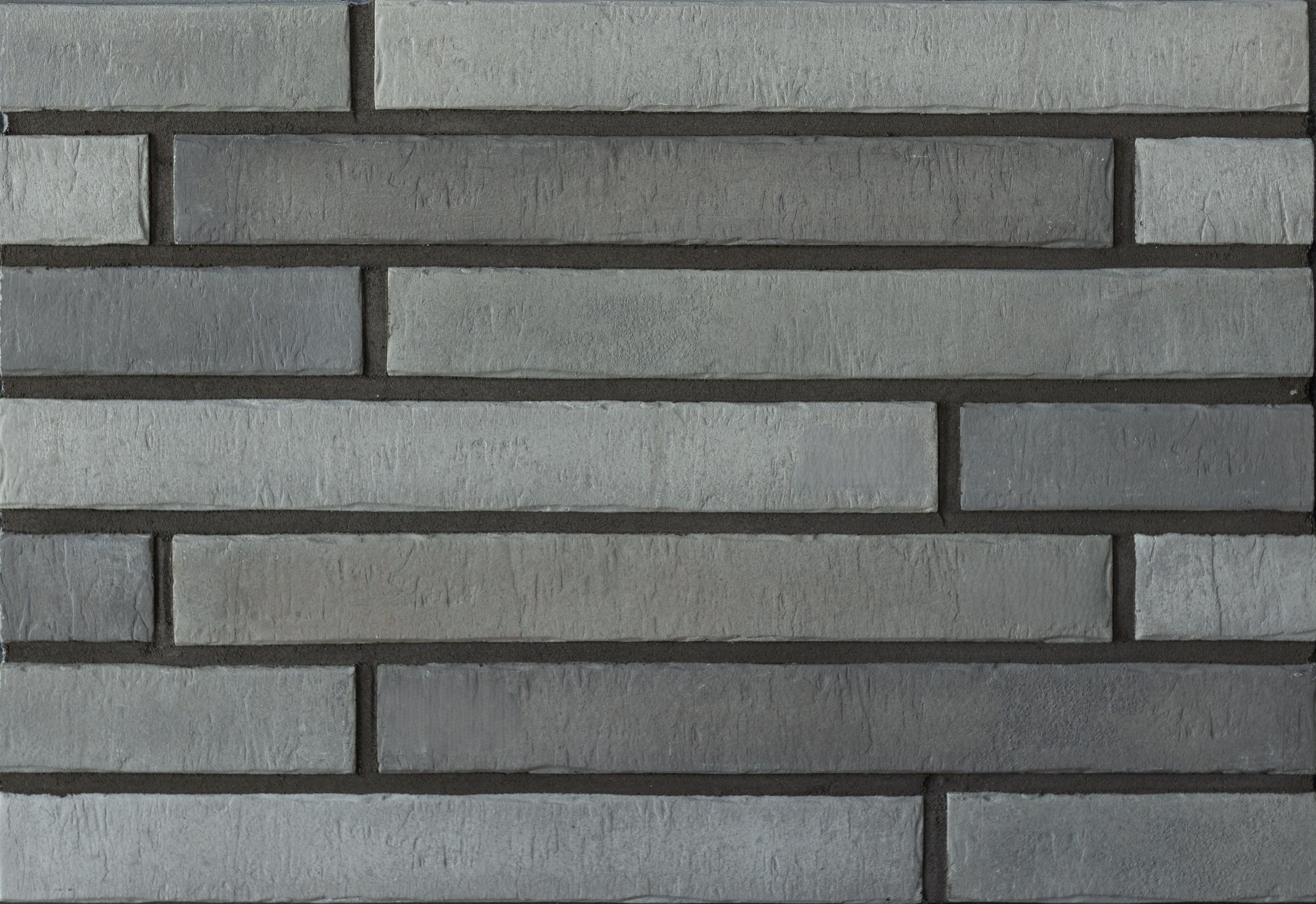 Фасадная ригельная плитка под клинкер Life Brick Лонг 200 микс, 430*52*15 мм