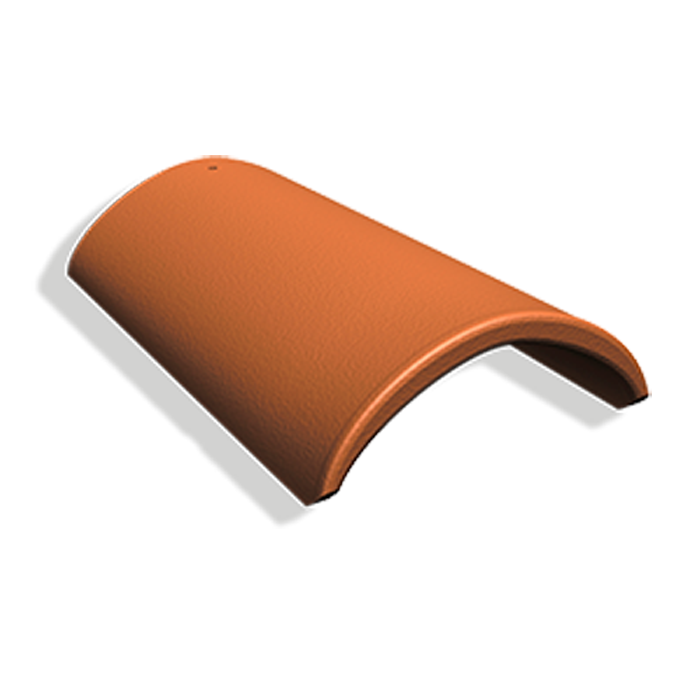 Коньковая черепица натуральная цементно-песчаная Antik коричневый 85, Осенний лист Kriastak Baltic tile