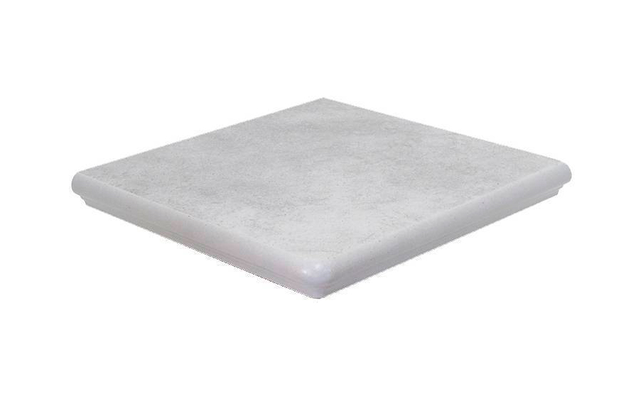 Клинкерная угловая ступень флорентинер Interbau Nature Art Tangra grau, 320*320*9,5 мм