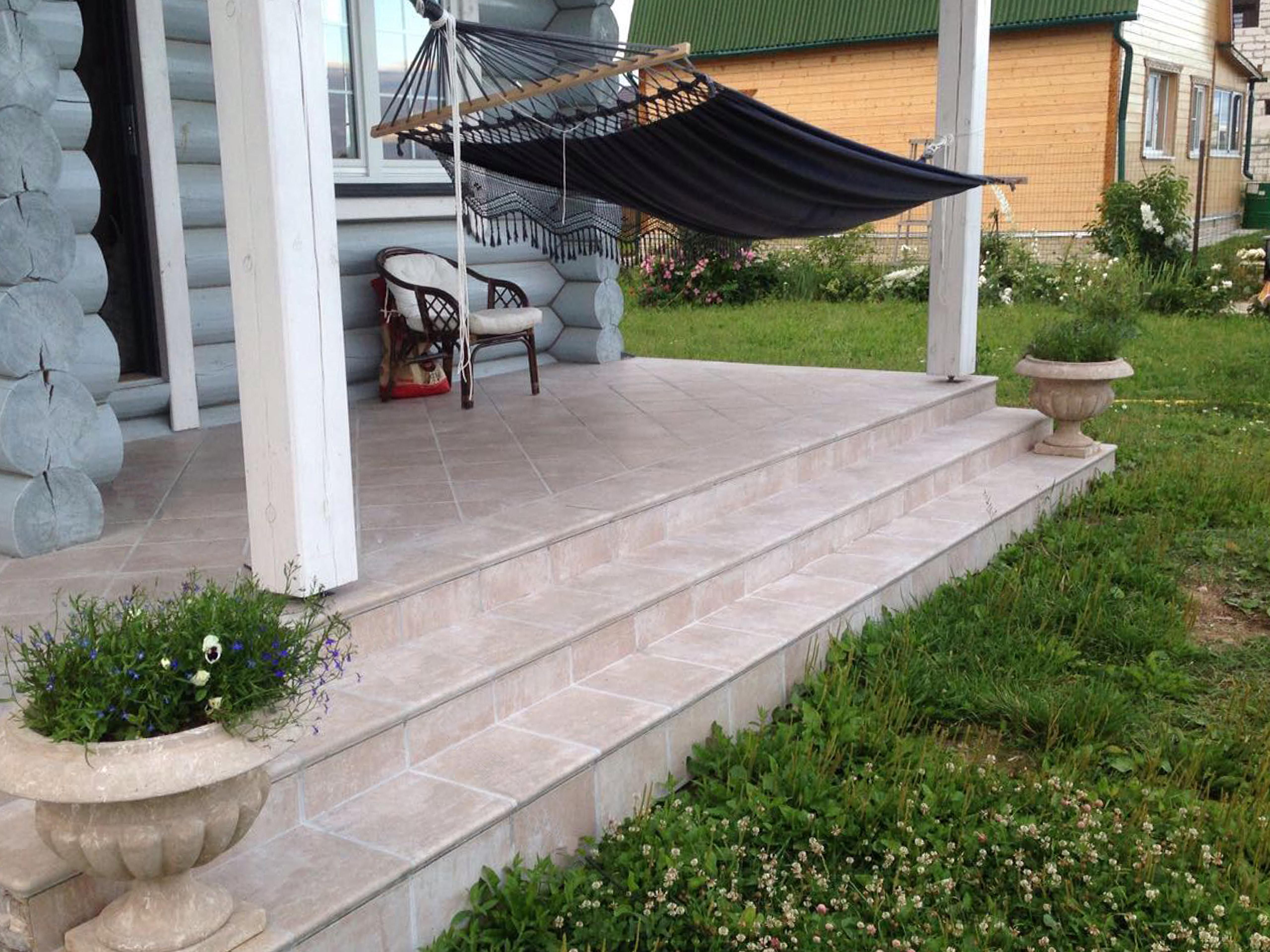 Клинкерная ступень Флорентинер противоскользящая плитка ATRIUM WK31160 Hellbeige 310*320*9,5 мм Westerwalder Klinker