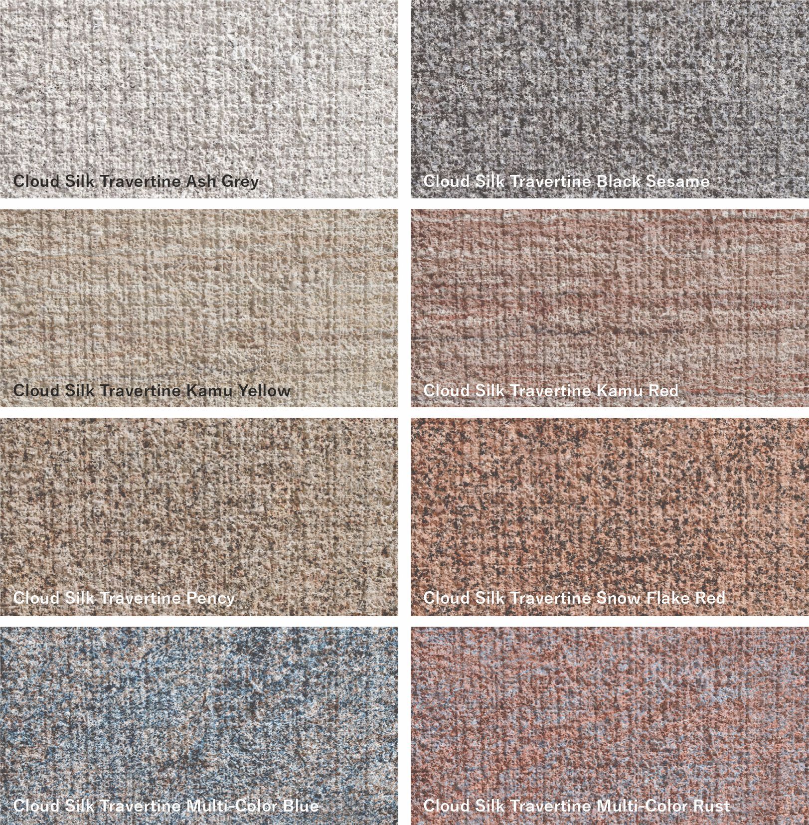 Cloud Silk Travertine Snow Flack Red (красно-бежевый травертин с эффектом лёгких снежных прожилок) — гибкий камень 1200×600 мм