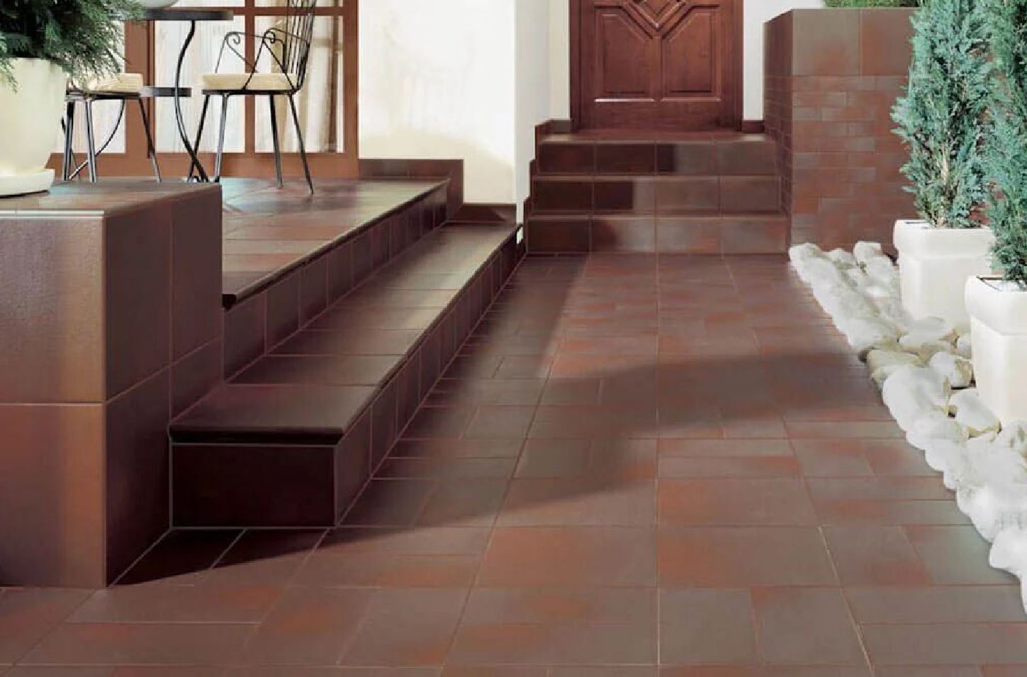 Cloud Brown ступень угловая флорентинер противоскользящая с капиносом 330x330x11 мм