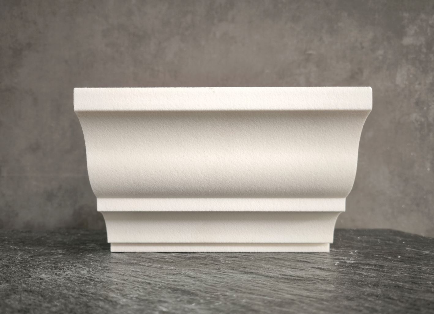 КАРНИЗ для Фасада и Интерьера - лепнина, декор из пенополистирола КВ-126/1 126*122*2000 мм