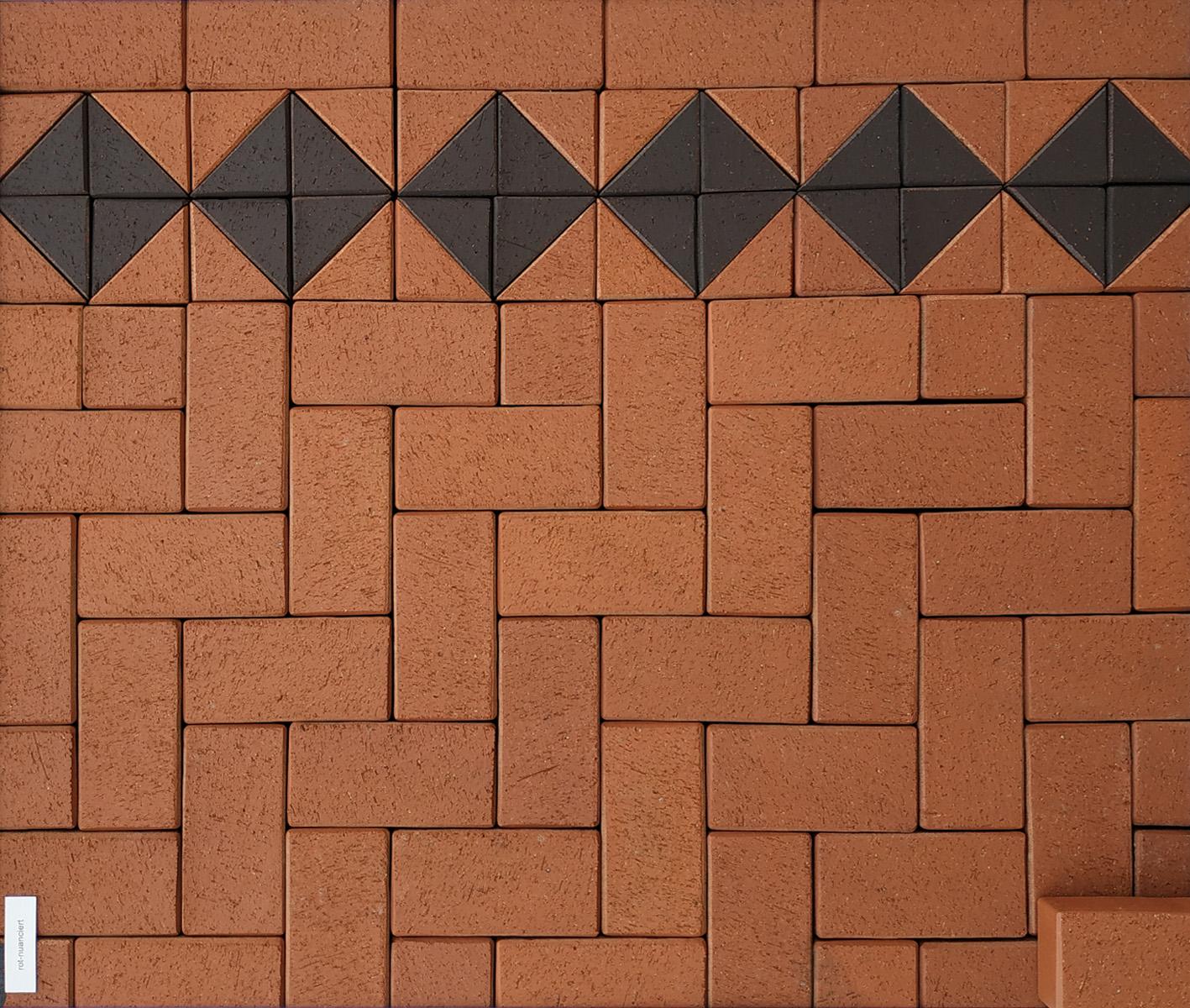 Тротуарная плитка / брусчатка Клинкерная ABC Rot-nuanciert (Рот-нуанкиерт), 200*100*45 мм