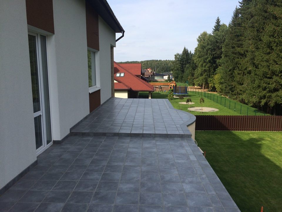 Клинкерная Ступень лофт Угловая противоскользящая плитка Stroeher KERAPLATTE AERA X 710 crio 340*340*35*11 мм