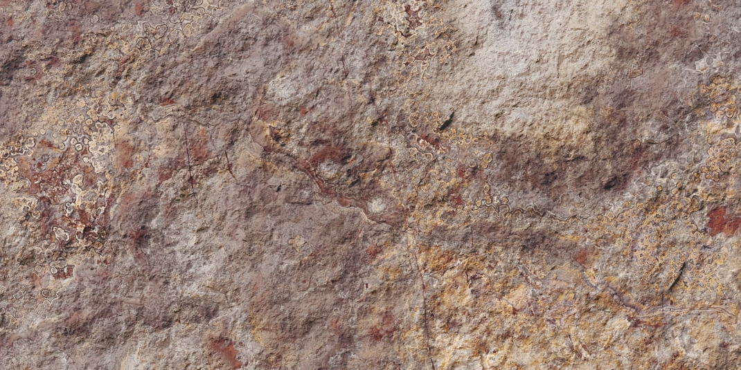 Rough Surface Romam Red (насыщенный красновато-бежевый камень с рельефной структурой)— гибкий камень 2400×1200 мм