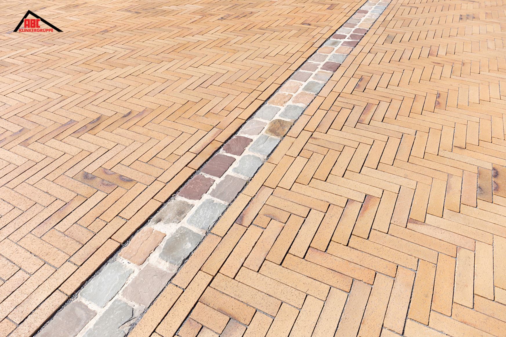 Тротуарная плитка / брусчатка Клинкерная ABC Antik gelb kohlebrand (Антик гелб кохлебранд), 200*100*52 мм