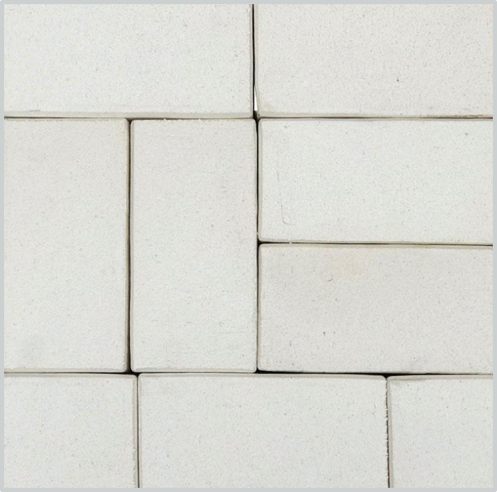 Тротуарная плитка / брусчатка Клинкерная Белая White 205*102*48 мм