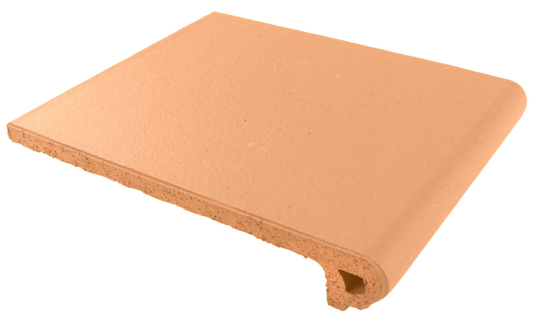 016 Terra 244*330*18 мм, клинкерная ступень флорентинер- с капиносом, противоскользящая