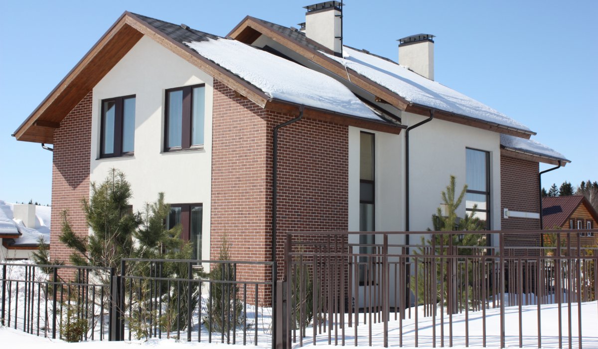 Фасадная Термопанель из пенополистирола ППС 60 мм с клинкерной плиткой Austria Kitzbuhel 240*71*8 мм терракотовая